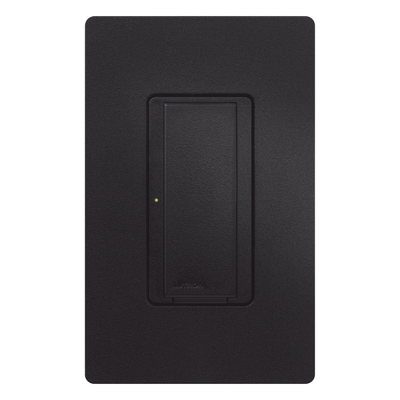 Switch de Pared Inteligente / 8 A Iluminación / 1/4 HP Motores / 120 V / Multilocación / RF 431-437 MHz / Midnight