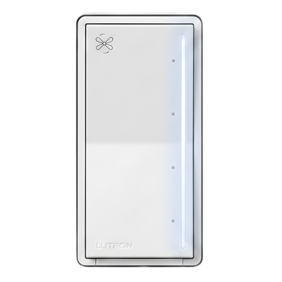 Control de Pared para Ventilador de Techo / 4 Velocidades / Barra Luminosa Regulable / RF Clear Connect / 75 pies (246 ft)