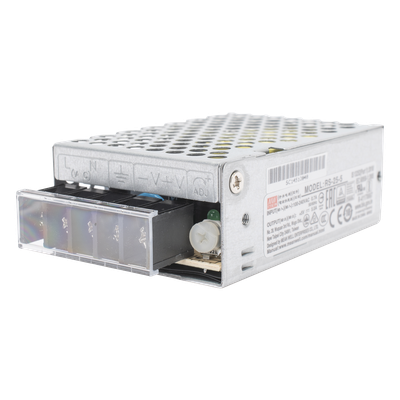Fuente de Poder Conmutada / 25W / 5Vcc / 5A / Entrada 100-240Vca / 51x28x78 mm / 2.0×1.1×3.1 in