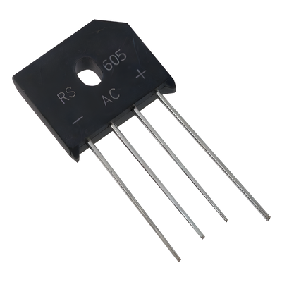Puente Rectificador / 6 A / 600 V PIV / 420 V RMS / Silicio / -55°C a +150°C