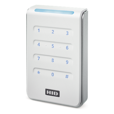 Lector de Control de Acceso / Multitecnología / Teclado 2×6 / Salida Wiegand y OSDP / LED Tricolor / Proximidad HID, Indala, AWID, EM