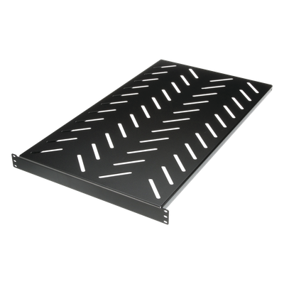Charola para Rack 19″ / 4 Postes / 1 UR / Carga 125 kg / Profundidad 774 mm (30.5 ft) / Acero