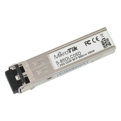 Transceptor SFP / 1.25 Gbps / Multi Modo / 550 m (1,804 ft) / 850 nm / LC Duplex