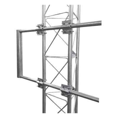 Brazo para Torre / Acero ASTM A-36 / Galvanizado en Caliente / Tubo 2″ Ced 30 / Largo 170 cm (5.6 ft) / Ajustable 30 a 100 cm (11.8 a 39.4 ft)