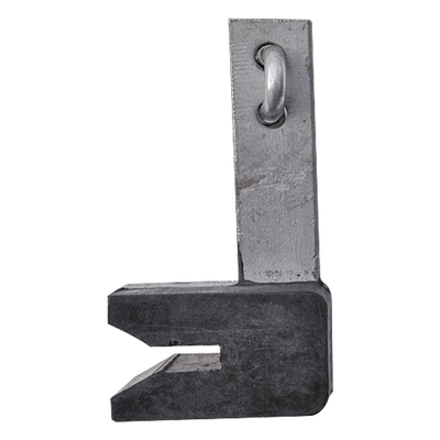 Guía para Línea de Vida en Torre / Acero Galvanizado / Recubrimiento de Caucho Amortiguador / Aplicación Intemperie / 0.40 kg / Torres Mayores a 15 m (49.2 ft)