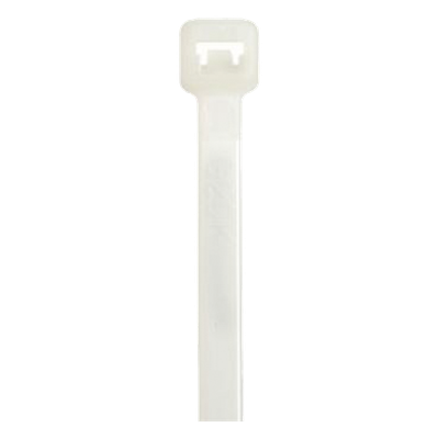 Cincho de Nylon / 250 mm (9.84 in) largo x 4.8 mm ancho / Plenum / Rango -40°C a 85°C / Tensión 178 N / UL 62275 / Paquete 100 pz