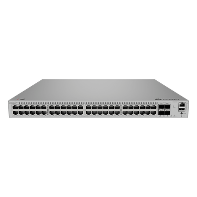 Switch Capa 3 / 48 Puertos PoE+ MultiGigabit 2.5 Gbps / 4 SFP+ 10 Gbps / iStack 4 Unidades / 360 W PoE / Libre de Licenciamiento