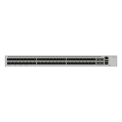 Switch Core/Distribución Capa 3 / 48 puertos SFP 1 Gbps + 4 puertos SFP+ 10 Gbps / iStack / 176 Gbps switching / Gestión cloud gratuita / Sin licencias