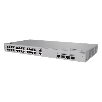 Switch PoE Administrable Capa 3 / 24 Puertos Gigabit (22 PoE) / 2 Puertos 2.5GE PoE / 2 Puertos SFP+ 10GE / 400W PoE / 98 Gbps / iStack