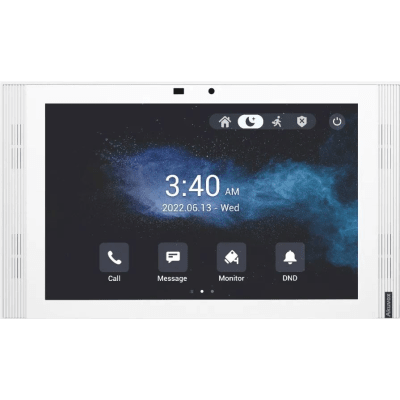 Monitor Táctil IP / 10″ IPS LCD / Android 12 / Wi-Fi 6 / PoE 802.3af / 8 Entradas de Alarma / SIP / Gestión Cloud