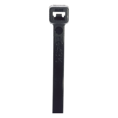 Cincho de Nylon 6.6 / 188 mm x 4.8 mm / Exterior Resistente a Rayos UV / Tensión 222 N / Rango -40°C a 85°C / UL 62275 Tipo 2 / Paquete 1000 pz