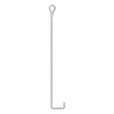 Ancla de Suelo / Ø 3/4″ x 160 cm (5.25 ft) / Ojo de Llave / Galvanizado en Caliente / ASTM-36 / GMAW 5 mm