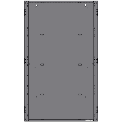 Caja Trasera para Gabinete de Panel de Alarma Contra Incendio / Acero Calibre 16 / Tres Niveles / Tamaño C / 25.41 x 39.84 x 5.50 pulgadas (64.55 x 101.2 x 14 cm)
