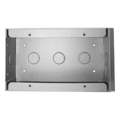 Caja de Montaje en Superficie / 3 Gangs / Para Anunciadores Remotos de 80 Caracteres / Profundidad 2.75 pulgadas (7 cm)