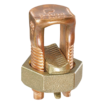Conector Mecánico de Puesta a Tierra / Cobre / Calibre 8 a 6 AWG / 3 Cables / Cuerpo Extralargo