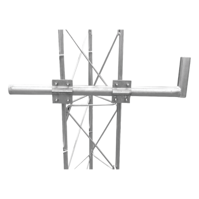 Brazo de Montaje para Antena / Acero ASTM A36 / Inmersión en Caliente / Largo 84 cm (2.76 ft) / Tubo 1-1/4″ Ced.30