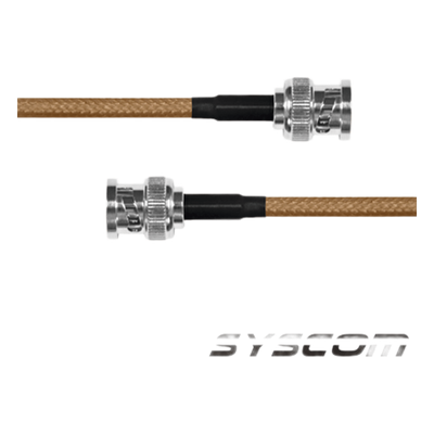 Jumper Coaxial / RG142 (LP142) / BNC Macho a BNC Macho / 60 cm (1.97 pies)