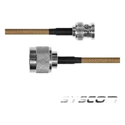 Jumper Coaxial / BNC Macho a N Macho / Cable LP142 / 60 cm (1.97 ft)