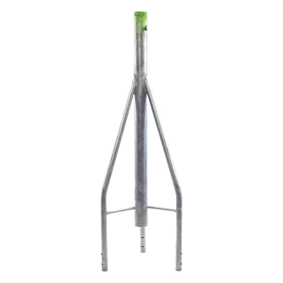Tramo de Remate para Torre / Tubo Central 2′ Cal.18 / Tubos 7/8′ Cal.18 / 3 Opresores para Pararrayos / Galvanizado Electrolítico / Compatible STZ-30