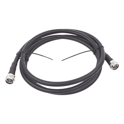 Cable Coaxial de RF / 50 Ω / 2 m (6.56 pies) / Conectores N Macho / Atenuación 19.7 dB/100m a 2.0 GHz