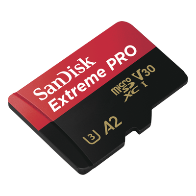 Tarjeta MicroSD / 512GB / Lectura 170 MB/s / Escritura 90 MB/s / Clase A2 / 4K UHD / Adaptador incluido