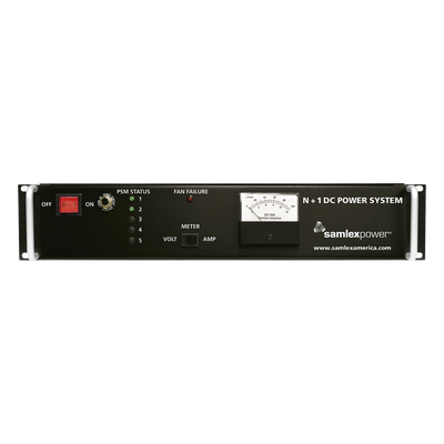 Fuente de Poder Conmutada / 13.8 VCC / 40 A Continua / Rack 19″ 2U / Cargador de Baterías 8 A / Escalable 100 A