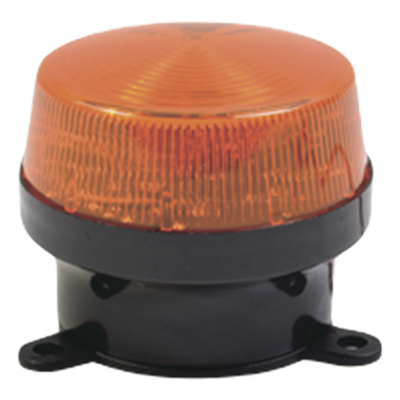 Estrobo de Gran Brillantez / 12V CC / 90 Destellos/min / 68 mm Ø x 5 cm Alto / -20℃ a +60℃ / 2.67 in Ø x 1.64 in Alto