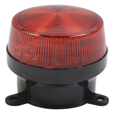 Mini Estrobo LED / 12 VCC / 150 mA / 90 Destellos por Minuto / Montaje en Panel 68 mm (2.68 in)
