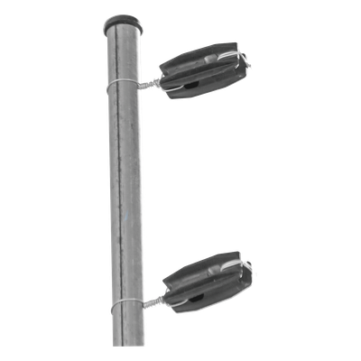 Aislador de Esquina para Cercos Eléctricos / Aislamiento 18 kV / Resistencia Mecánica 7.5-10.2 kg / Anti UV / 66 mm x 31.6 mm