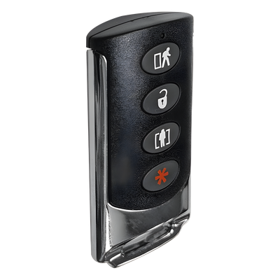 Llavero Remoto Inalámbrico / 4 Botones Programables / Uso Rudo / 345 MHz / Batería 5 Años / 50 g