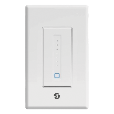 Interruptor Atenuable de Pared / Wi-Fi 2.4 GHz / 400 W Incandescente / Control Táctil / -20°C a 40°C / Compacto 104x44x39 mm