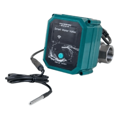Válvula Inteligente / Control de Caudal 0-100% / Wi-Fi 2.4 GHz y Bluetooth / Sensor de Temperatura / IP67 / Alimentación USB DC 5V / DN20 (3/4»)