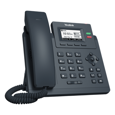 Teléfono IP Empresarial / 2 Líneas SIP / Pantalla LCD 2.3″ / Dual Puerto Gigabit / PoE / Voz HD / Conferencia 5 Vías