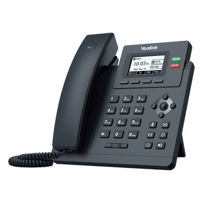 Teléfono IP / 2 Líneas SIP / Pantalla LCD 2.3″ / PoE / Conferencia 5 Participantes / HD Voice