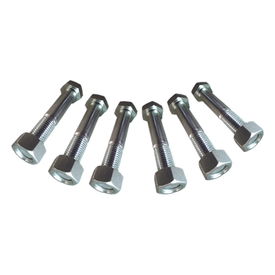 Juego de Tornillos y Tuercas / Acero Inoxidable / 3/4″ x 3″ / 6 Piezas / Placas Igualadoras