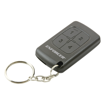 Transmisor tipo llavero / 4 canales / 315 MHz / Compatible con receptores SK-910R4Q / 1.25×2.19×0.31 pulg (31.5x55x8 mm)