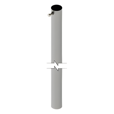 Mástil para Antena / Altura Fija 3 m (9.8 ft) / Diámetro 1-1/4″ / Carga Máxima 6 kg / Antenas hasta 25 cm