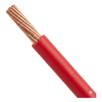 Cable THW-LS / Calibre 14 AWG / 19 Hilos / 90°C Seco / 75°C Húmedo / Bobina 100 m (328 ft) / Rojo