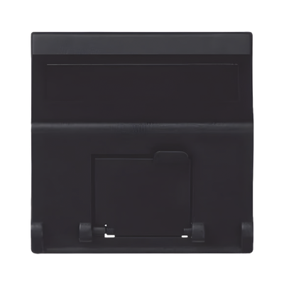 Placa de Voz y Datos Inclinada / 1 Puerto Keystone RJ45 / Guardapolvo Integrado / IP20 / 45×45 mm