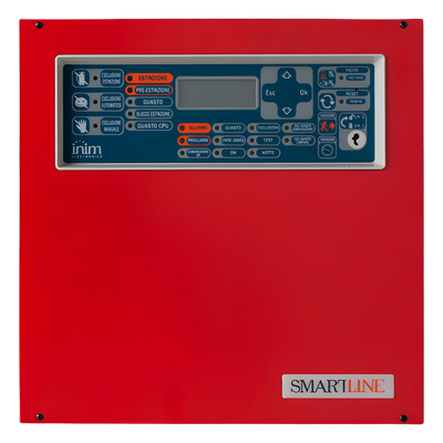 Central de Detección de Incendio / 4 Zonas Ampliables a 20 / 32 Dispositivos por Zona / 4 Repetidores Remotos / Bus RS485 1000 m (3280.8 ft) / EN 54-2/4/21