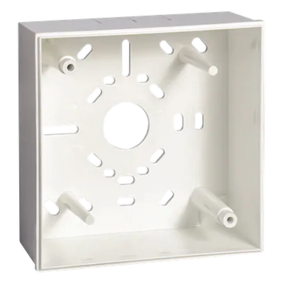 Caja de Montaje para Módulos / 108 x 108 x 38 mm / Color Blanco / Compatible W-MMF y W-CRF