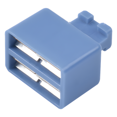 Clip de Puente / 1 Par / Regletas S66 / Enchufes SA-1 / Color Azul / Plástico Resistente