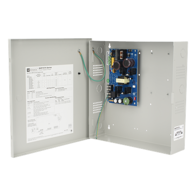 Fuente de Alimentación / Salida Seleccionable 12 o 24 Vcc / 6 A / 1 Salida / Cargador de Baterías / Transferencia Instantánea