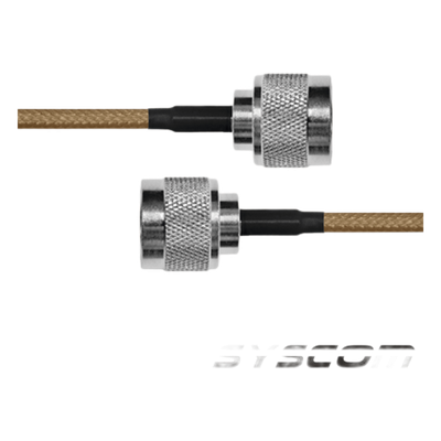 Jumper Coaxial / 60 cm (1.97 ft) / Conectores N Macho / Cable RG142