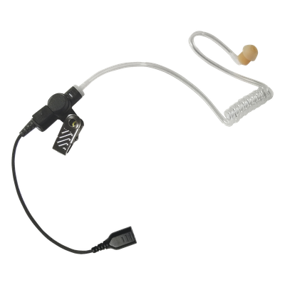 Auricular de Tubo Acústico / Cable de Fibra Trenzada / Conector SNAP Tipo Mirage / Inserto Auditivo Rosa