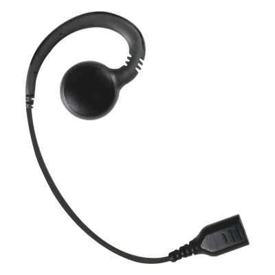 Auricular de Gancho / Altavoz Giratorio 360° / Cable de Fibra Trenzada / Conector SNAP / Compatible con Micrófono de Solapa Serie SNAP
