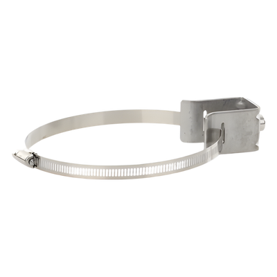 Adaptador de Separación y Sujeción / Orificio Roscado 3/8 in / Abrazadera 5 a 6 in / Acero Inoxidable 304 / Kit 10 Piezas