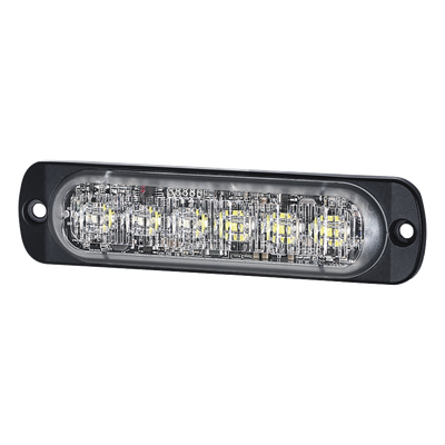 Luz Auxiliar LED / 12 LEDs / Rojo/Claro / SAE Clase 1 / ECE R65 / IPX7 / Perfil 9 mm (0.35′)