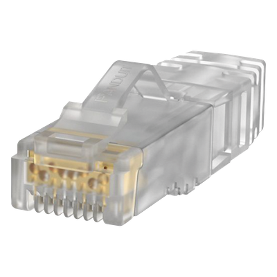 Plug RJ45 / Cat6A / UTP / 26 AWG / 50μin Oro / 100 Piezas