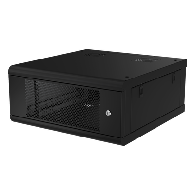 Gabinete de Pared / Puerta Perforada / 4U / 19 in / 635 mm (2.08 ft) Profundidad / Acero Reforzado